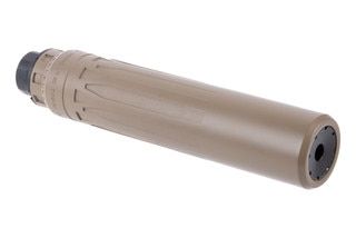 Dead Air Nomad LTi XC 7.62mm Silencer has an FDE Cerakote finish